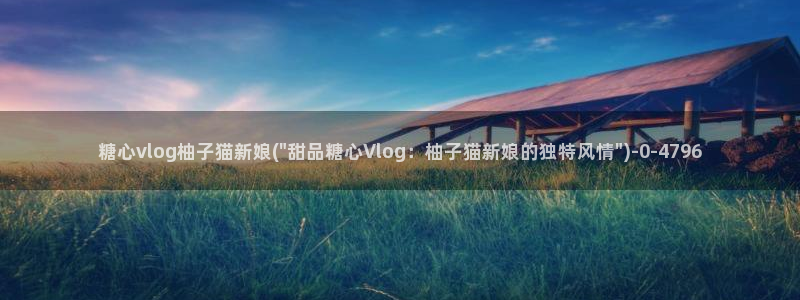 cctv糖心vlog